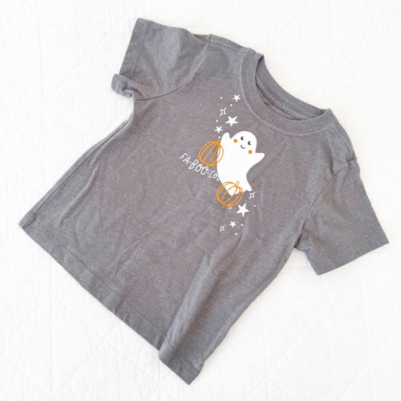 wonder nation Other - 2T Wonder Nation Gray T-Shirt Ghost Pumpkin Design Faboolous